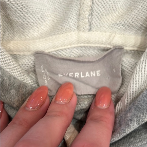 Everlane size small women gray hoodie good condition - Picture 2 of 5